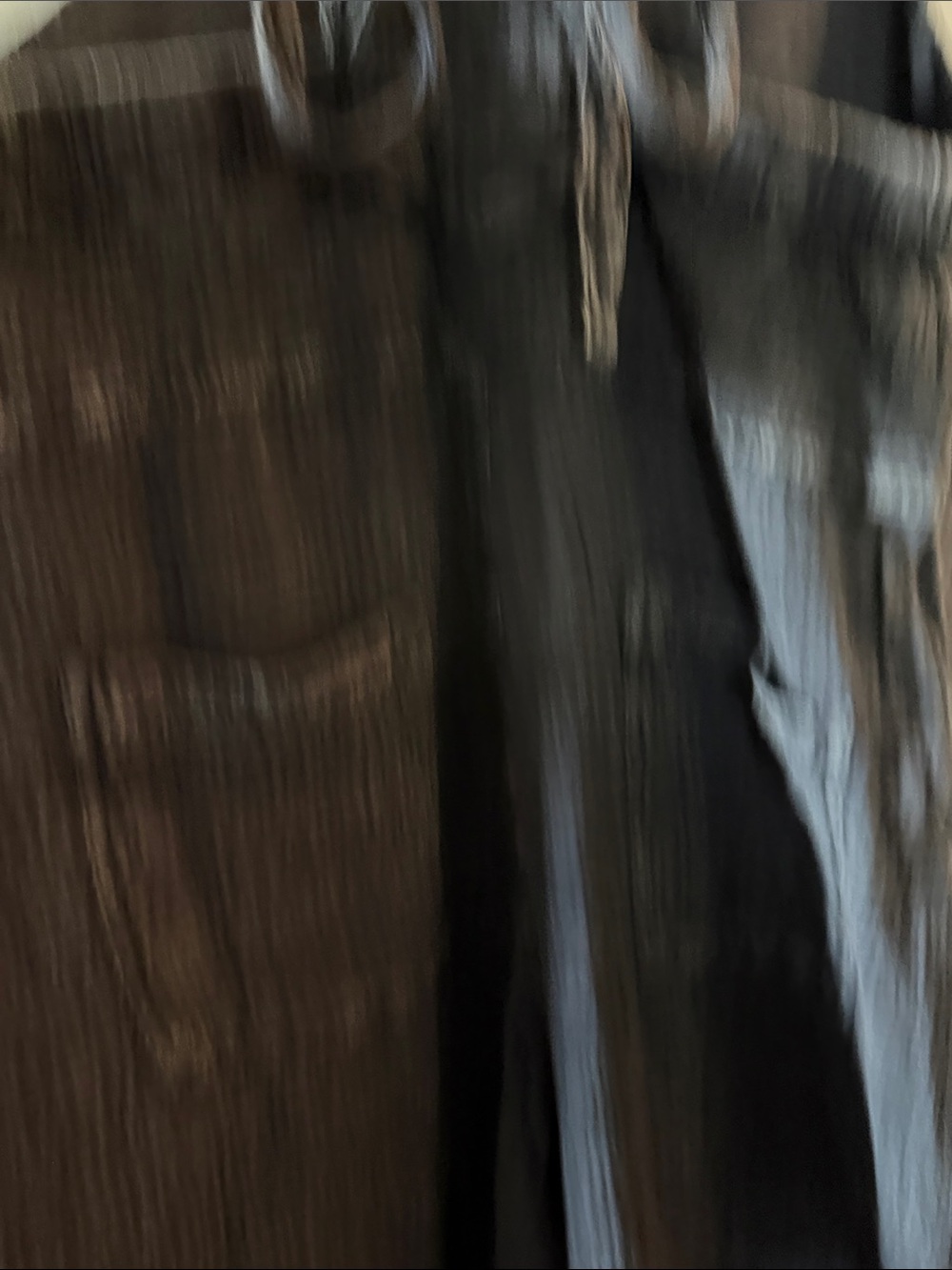 Women's Black Textured Wide-Leg Overalls with Front Pockets - Picture 7 of 9